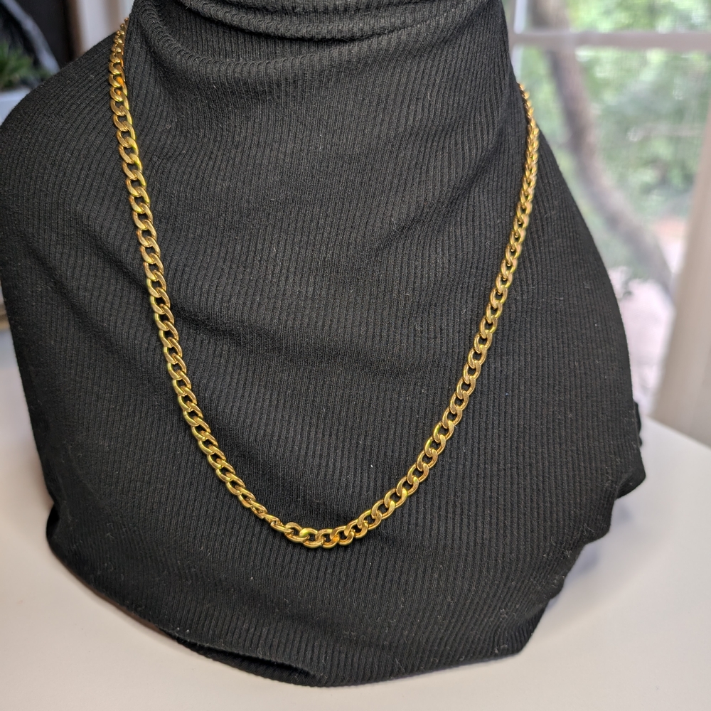 Gold (Plated) Chain Necklace